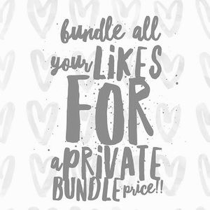 Bundle And Save! 💕
